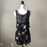 Cape Juby NWT  Black Floral Romper Size S Photo 3