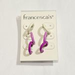 Francesca's Pastel Mini Hoop Earring Set Photo 1