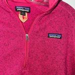 Patagonia  Pull‎ Over 1/4 Zip Front Medium Red Better Sweater Worn Wear pink Photo 1