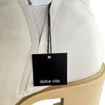 Dolce Vita Waterproof Chunky Heel Chelsea Ankle Boots Women’s Ivory Lug Sole 11 Photo 9