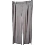 Halara NWT Flex High Rise Straight Crepe Pull On Grey Dress Pants Womens Size XL Photo 3