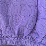 Emory park  Long Sleeve Quilted‎ Crop Top - Size M - Purple - NWT Photo 4