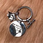 She Believed She Could So She Did Dandelion Graduation Diploma Keyring Silver Photo 3
