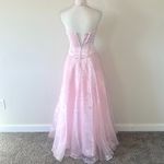 Vintage Beaded Prom Dress Pink Photo 7