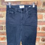 William Rast  Black Wash Distressed Denim High Rise Skinny Ankle Jeans Size 25 Photo 1