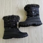 Dream Paris Dream Pairs Women’s Snow Boots Black Waterproof Fur Winter Size 6 Photo 0