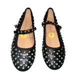 House of Harlow NEW  1960 Mary Jane Ballet Flats 7  Black Rhinestone Dazzle Photo 1