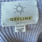 5/$65 Offline by Aerie Womens Henley Top Sz XXS Gray Waffle Thumb Holes Knit Top Photo 8