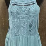 Mossimo Supply Co Mossimo sleeveless blue lace top - Size medium Photo 0