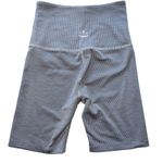 Beyond Yoga Ribbed High Rise Biker Short Gray Heather XS EUC Photo 2