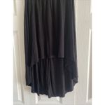 DNA Couture Women's Small Black High Low Pull On Elastic Waist Skirt‎ Photo 2