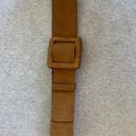 Ba&sh Betty Suede Square Buckle Belt in Brown Size 85 (29in) Photo 4