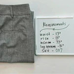 BCX  Dress Pants Gray Heathered Stretch Pockets‎ Lined Size 13 Career Business Photo 9