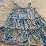 Lilly Pulitzer  Summer Dress size S length 32” bust 32” Sleeveless Tiered Dress Photo 7