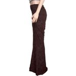 House Of CB Adrielle Jersey Burnout Maxi Skirt, Cocoa, L+ Photo 5