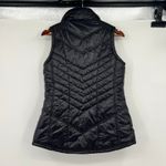 Michael Kors MICHAEL Womens Black Puffy Vest Zip-Up Nylon Faux Fur Lined small Photo 1