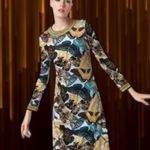 Tory Burch | Kareema Silk Butterfly Midi Dress | S Photo 0