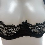 Frederick's of Hollywood Fredricks Of Hollywood Black Lace Underwire Bra Size Large Photo 1