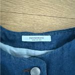 Peppermayo  Vest Born for Bordeaux  & Mini Skirt Ashlyn Set Denim Size US0 Blue Photo 1
