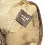 Coach  MINI SIGNATURE C MAHOGANY SUEDE LEATHER TRIM PURSE BAG WALLET WRISTLET Photo 3