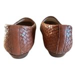 Sesto Meucci Deva Woven Leather Loafers Flats 8.5 M Brown Photo 3