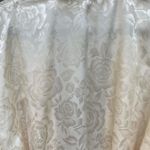 Erika Vintage  Taylor Ivory Cream Floral Long Robe 90s 1990s Photo 6