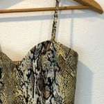 Naven Python Snake Print Cocktail Dress Sweetheart Photo 4