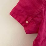 J.Crew 100% Linen Short Sleeve Tee S Pink Photo 8