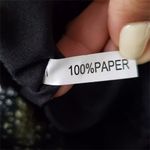 Nora Everyday Striped Drawstring 100% Paper Shoulder Bag Boho Beachy Summer Black Photo 5