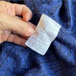 Motherhood  Maternity Black + Blue Knit Fair Isle Dress Medium Long Sleeve EUC Photo 7