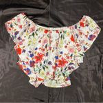 Polly & Esther floral off-the-shoulder crop top Photo 4