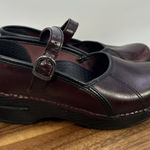 Dansko Marcelle Mary Jane Clogs Shoes Maroon Comfort Retro Women's 37 US 6.5-7 Photo 0