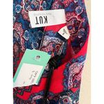 Kut From The Kloth NWT Kut from the Kloth Blouse Small KFTK Button front shirt Boho Paisley Sheer Photo 1