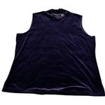 Impressions  purple velveteen tank Photo 0