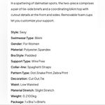 Zaful π€π Snake Print Cutout Bikini Set, Size Medium Photo 12