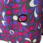 Oscar de la Renta  Jersey Knit Long Sleeve Multi Color Top, Sz M Photo 14