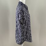 BeachLunchLounge Blue/White Floral Shirt Sleeved Button Down sz XS/S Photo 2