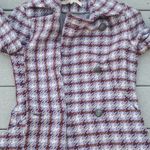 Stacy Haase Wool Patterned Pea Coat Size 4 Photo 11