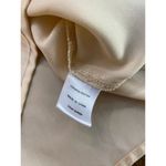 superdown  Cream Miriam Short Sleeves Button Up Top Size Small Photo 4