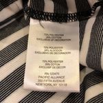 Jones New York  jersey knit striped zip front jacket L Photo 4