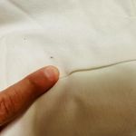 Habitual Women's White Wide Legged Cropped Pockets Zip Up Back Jumpsuit Size 4 Photo 6