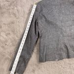 Promod Women's Linen Blazer 12 Gray Business Career Jacket Office Professional Photo 3