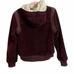 Danlee Outerwear Purple Corduroy Sherpa Jacket Size L Photo 2