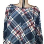 Lee Womens Flanel Plaid Shirt Crossover Chest Ribbed Sleeves Size 1x u Photo 6