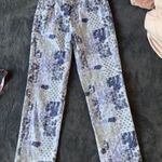 Kensie Patchwork Blue Combo Jeans High rise size 4 / 27 Photo 10