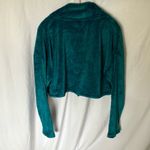 Urban Outfitters : Teal Fleece Pullover- Cropped- Boxy- S Photo 8