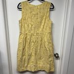 Rabbit Rabbit Designs Yellow Floral Sleeveless Fit Flare Dress Size Medium Photo 1