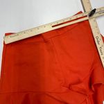 ZARA  Shorts Womens Small Orange Ruffle Hem High‎ Rise Preppy Photo 5