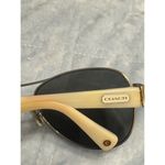 Coach HC7003 L012 Kristina Gold Aviator Sunglasses with Case Photo 3
