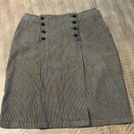 Larry Levine  black and off white striped skirt! Photo 0